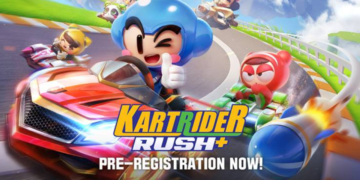 Kartrider Rush Mobile Game Pre Register Header