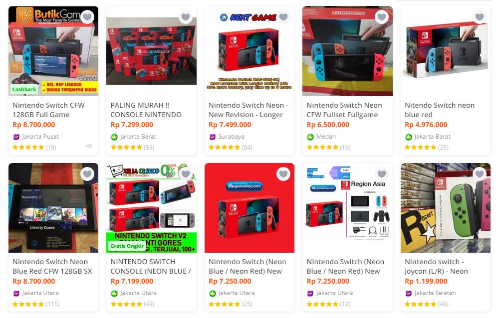 harga switch toped