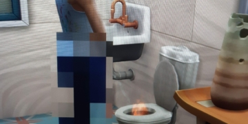 The Sims 4 Flaming Pee