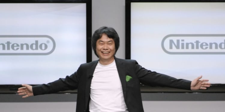 Miyamoto Speaks During Nintendo All Access Presentation At E3 2012 In Los Angeles