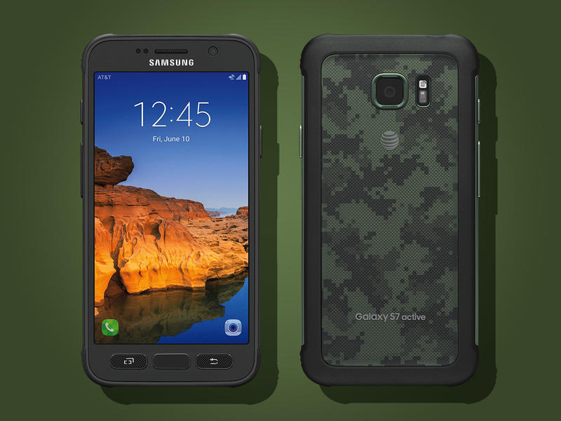 Samsung Galaxy S7 Active Camo Colours Front Copy