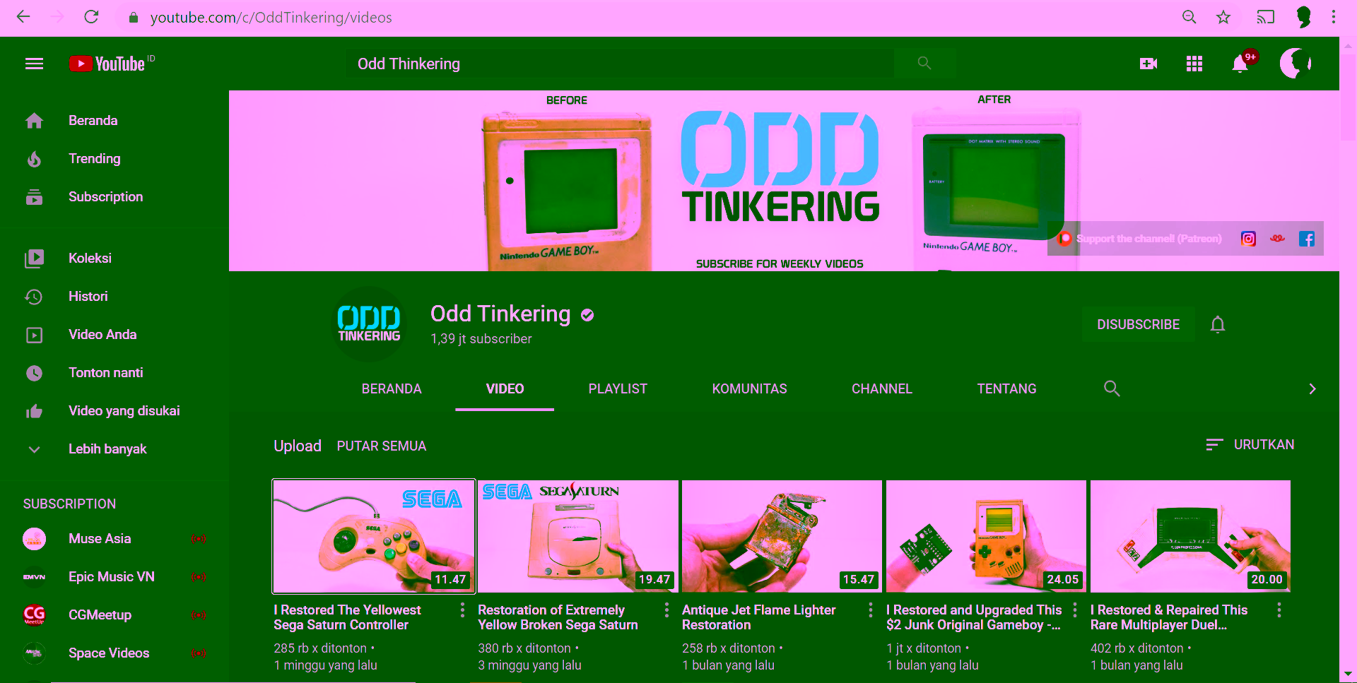 Odd Thinkering