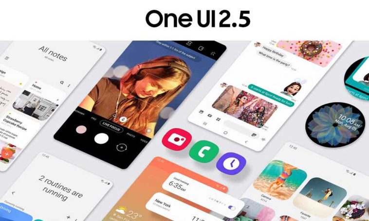 samsung one ui 2 5