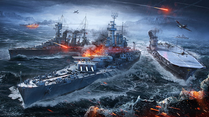 world of warships wargaming net ships sea wallpaper preview