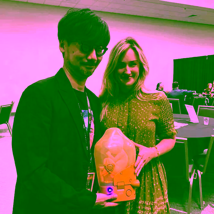 Hideo Kojima & Ashley Johnsons