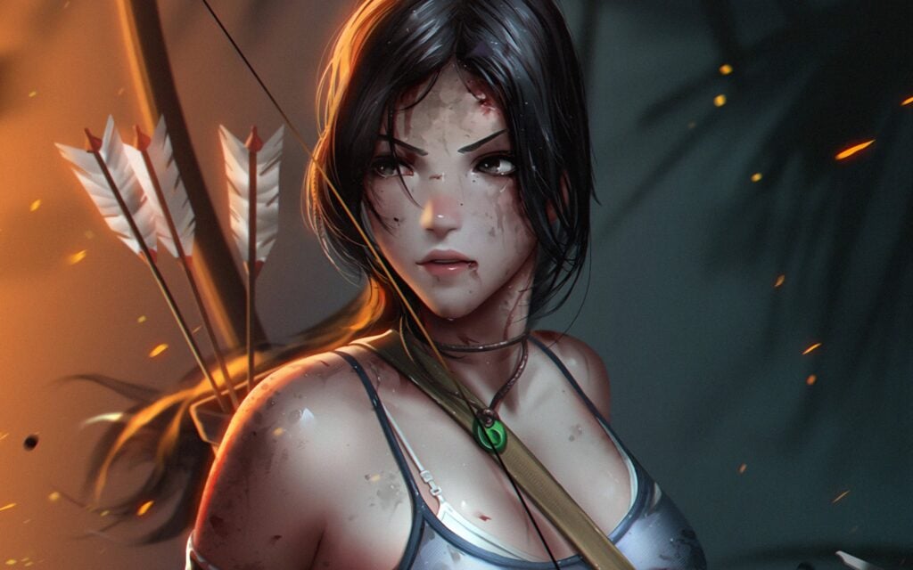 Lara Croft Tomb Raider 2019 Anime Character Wallpaper 2560x1600[10wallpaper.com]