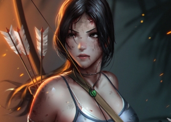 Lara Croft Tomb Raider 2019 Anime Character Wallpaper 2560x1600[10wallpaper.com]
