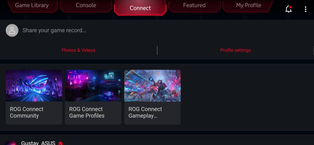 5 Fitur Armoury Crate Rog Connect