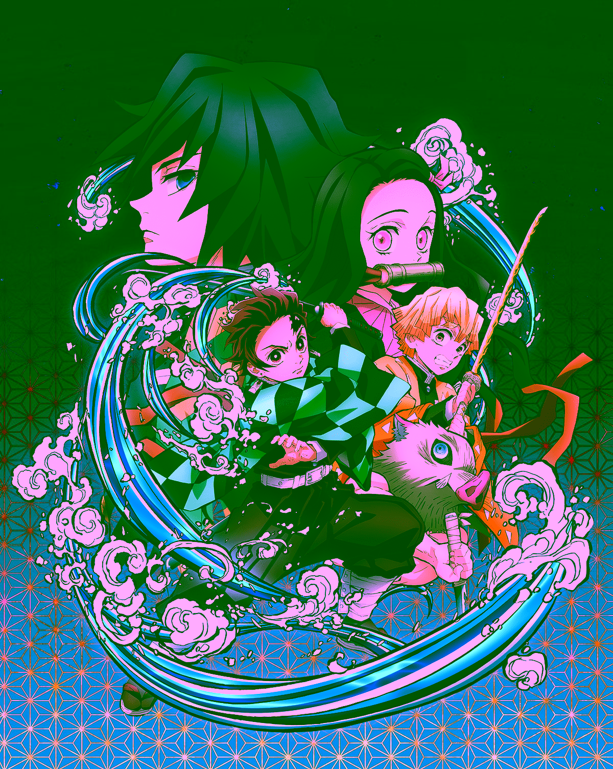 Kimetsu No Yaiba Hinokami Kepputan Visual Art