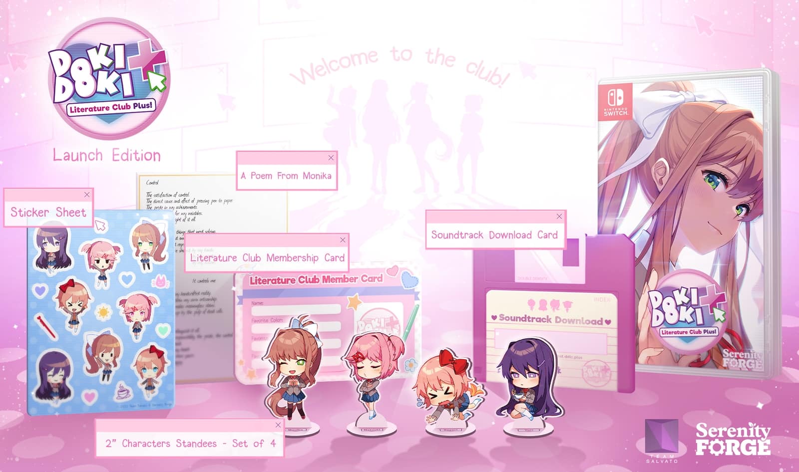 Monika Kembali Doki Doki Literature Club Plus Akan Memberikan Cerita yang Lebih Romantis 7