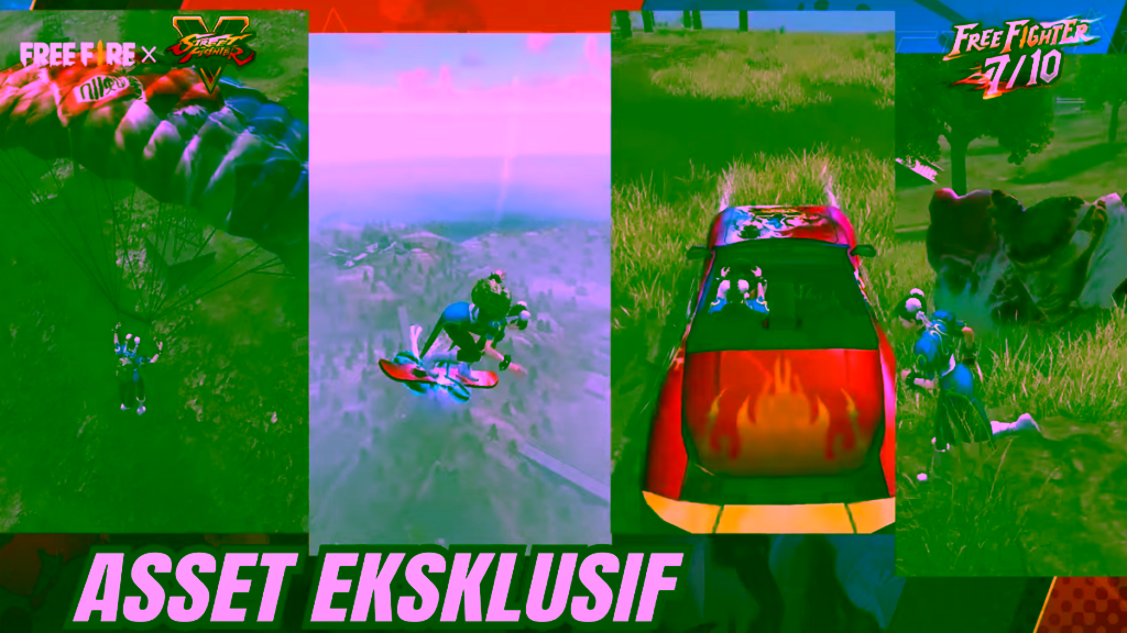 Detail Lengkap Seluruh Item Event Kolaborasi Free Fire x Street Fighter 4 Asset Ekslusif