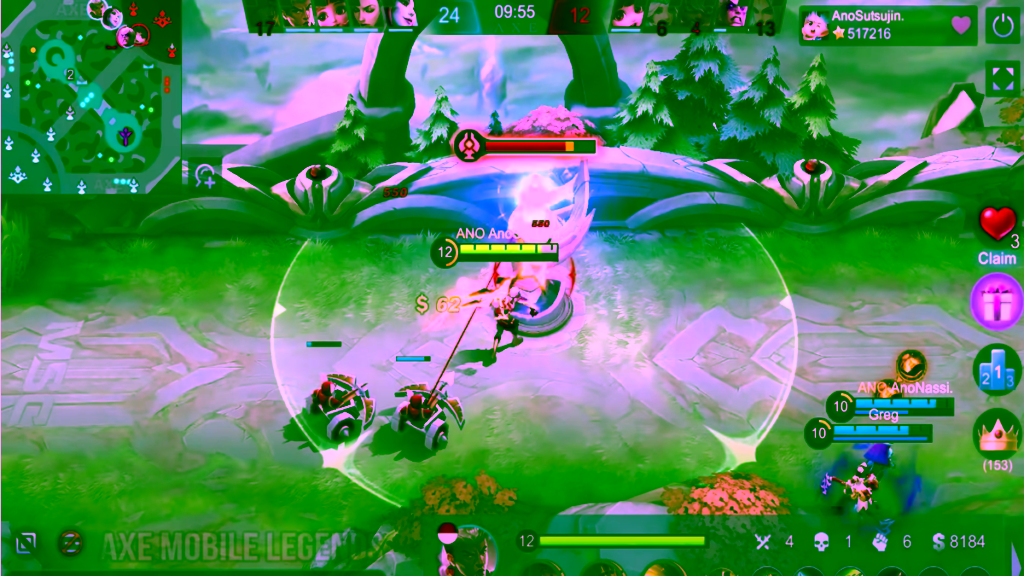 Chou Hero Push Turret Mobile Legends