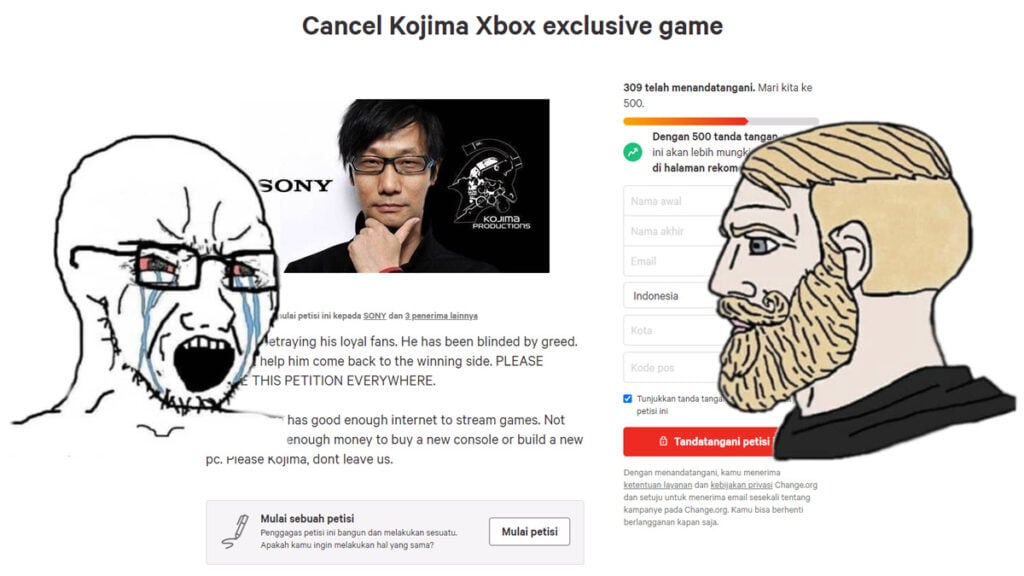 Hideo Kojima Xbox Petisi