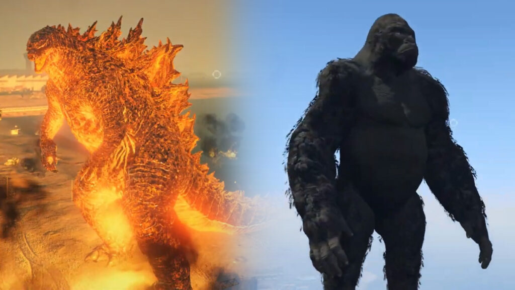 GTA V King Kong Godzilla