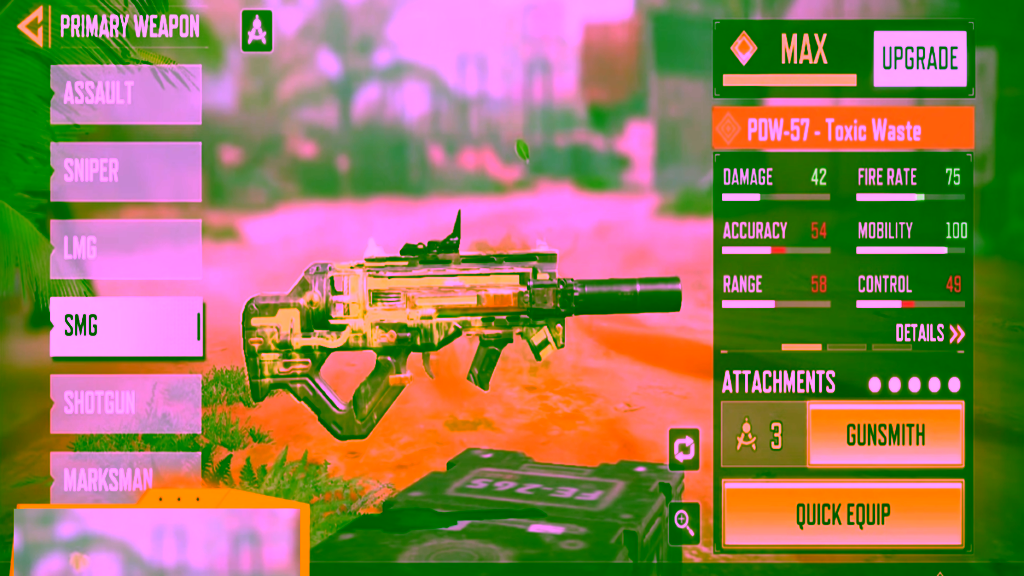 Pdw 57 Senjata Terbaik Push Rank COD Mobile