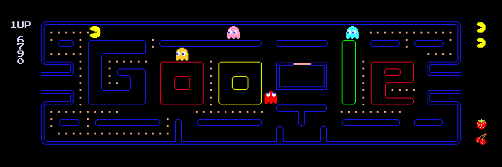 Pacman10 Game Google Doodle Populer