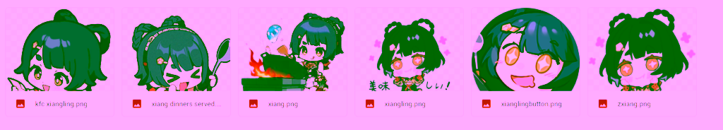 Stiker Genshin Impact Xiangling