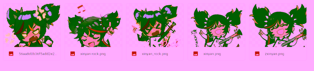 Stiker Genshin Impact Xinyan