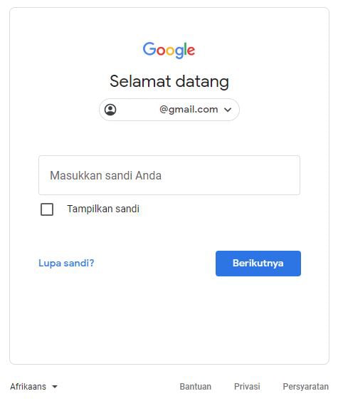 Pass Gmail Nomor 1 1