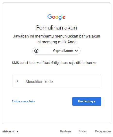 Pass Gmail Nomor 5