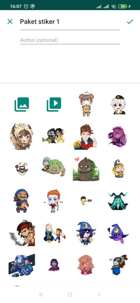 download stiker wa lucu Mobile Legends