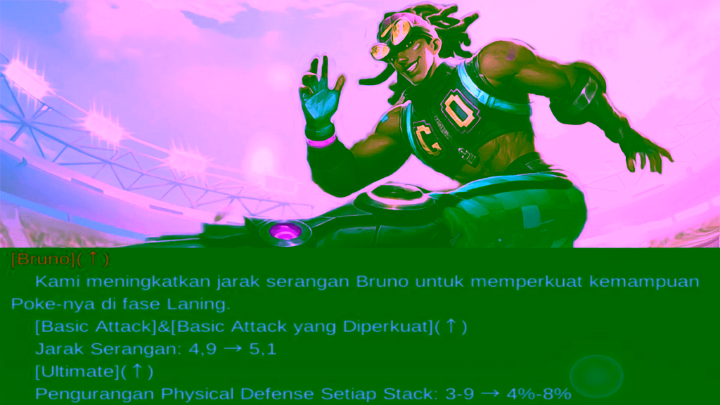 16 Hero yang Dapatkan Buff di Mobile Legends Patch Note 1.6.18 14 buff Bruno patch note 1.6.18