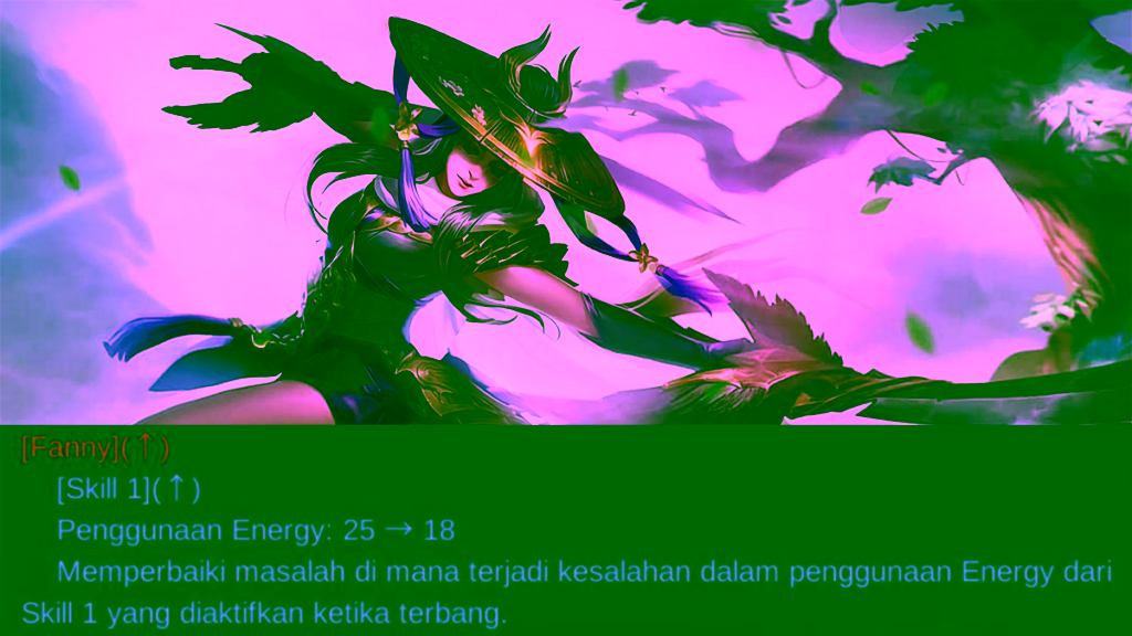 16 Hero yang Dapatkan Buff di Mobile Legends Patch Note 1.6.18 17 buff Fanny patch note 1.6.18