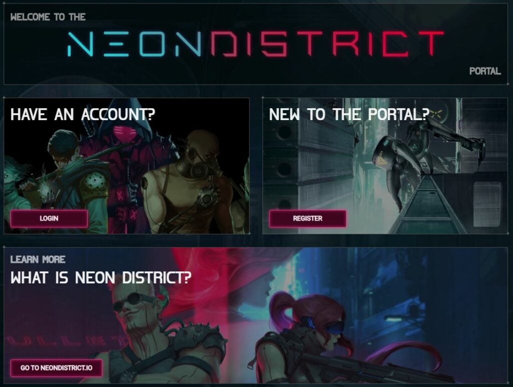 Game Nft Neon District