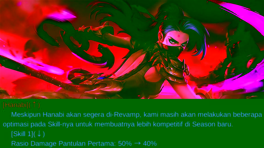 Hanabi nerf patch note 1.6.18