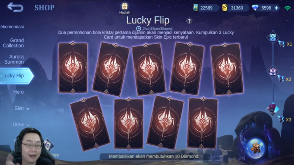 Lucky Flip Skin Epic Hylos Iron Steed