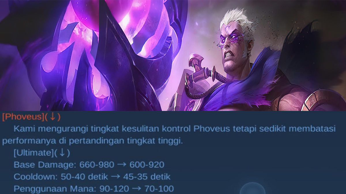 Hero Yang Dapatkan Nerf Di Mobile Legends Patch Note