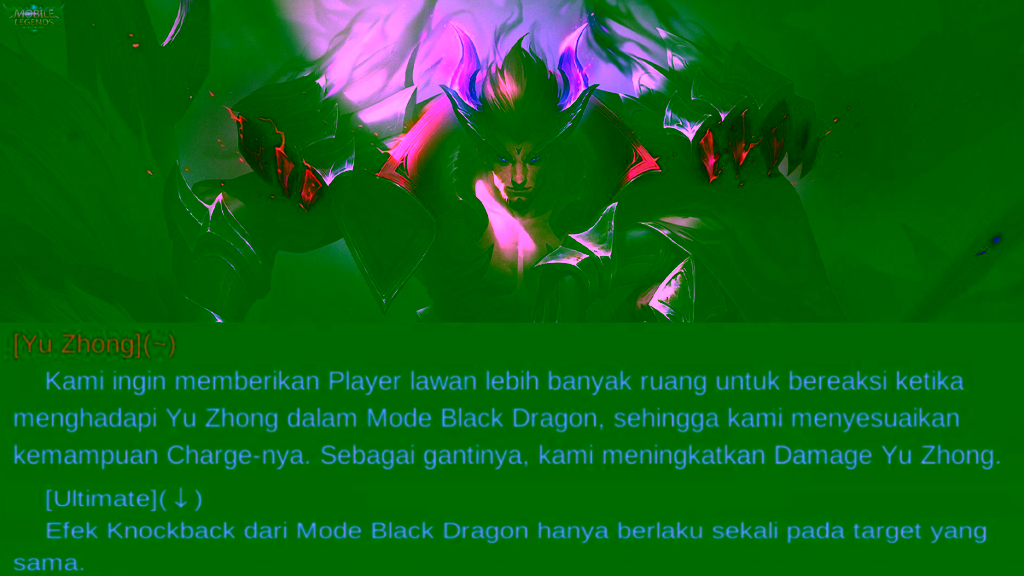 Yu Zhong nerf patch note 1.6.18