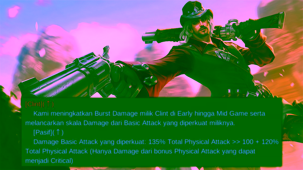 Clint buff Mobile Legends Patch Note 1.6.26