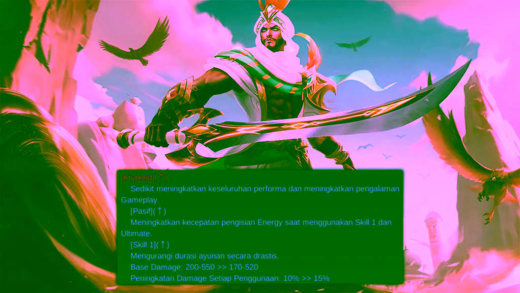 Khaleed buff Mobile Legends Patch Note 1.6.26