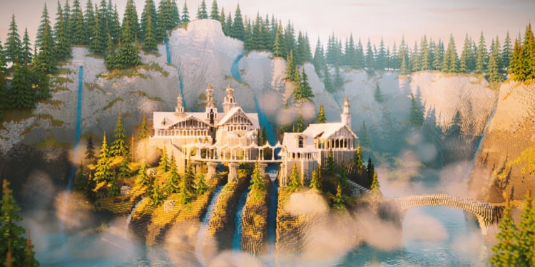 Minecraft Rivendell Lord Of The Rings