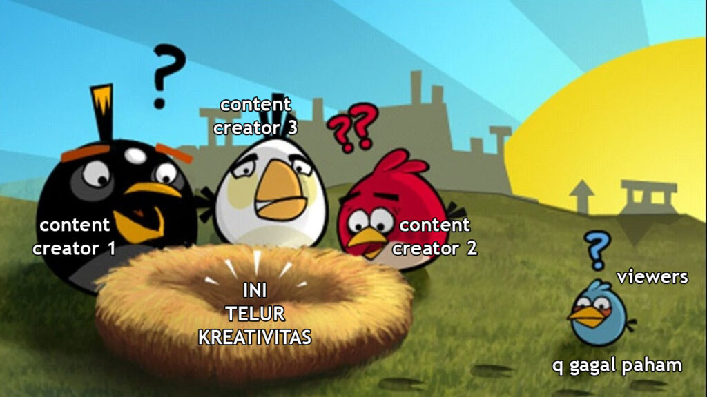 Angry Bird Telur Kreativitas Yt 2