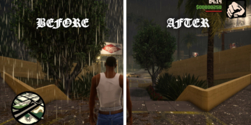 Rain Before After