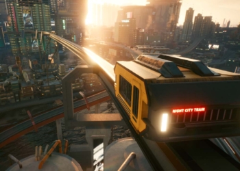 Night City Train Cyberpunk 2077