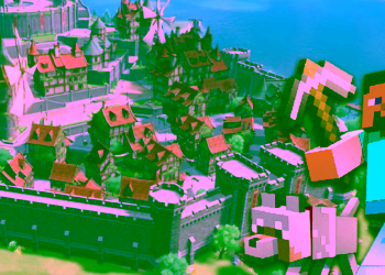 Keren! Gamer ini Buat Ulang Seluruh Bangunan 'Teyvat' Genshin Impact di Minecraft