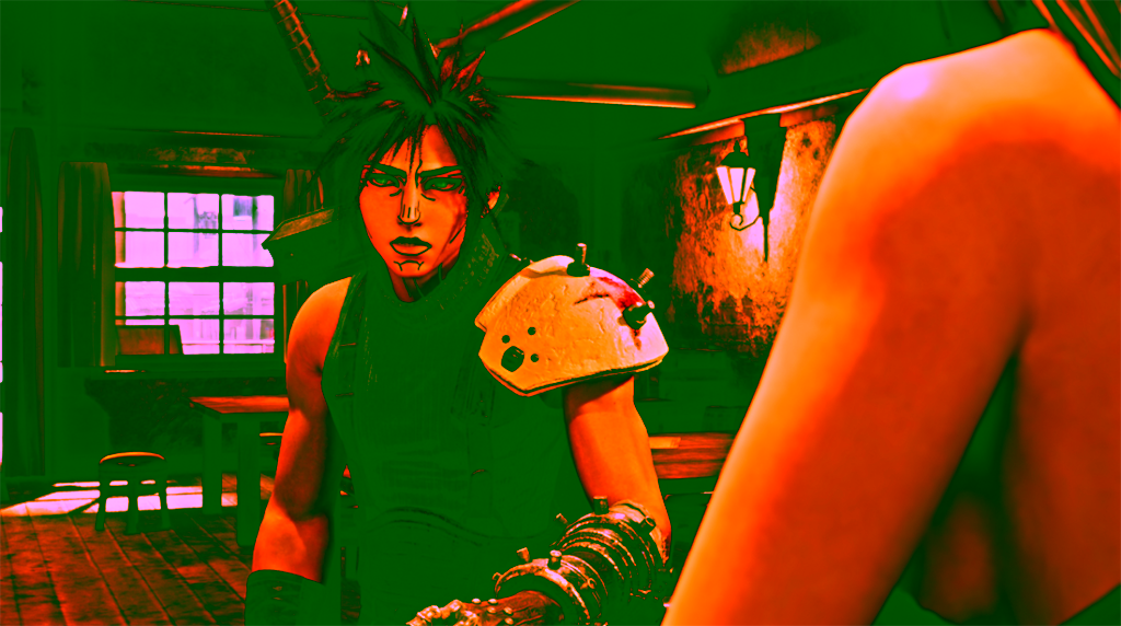 Mod Final Fantasy VII Remake Ini Membuat Cloud Strife Menjadi Tambah Menacing Khas JoJo 4