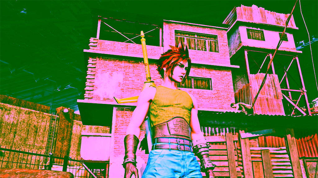 Mod Final Fantasy VII Remake Ini Membuat Cloud Strife Menjadi Tambah Menacing Khas JoJo 6