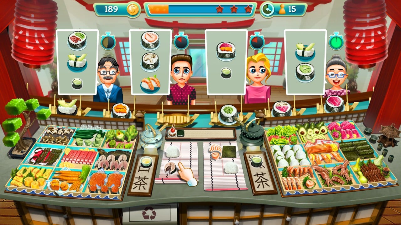 Game masak Sushi Time