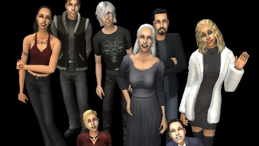 Tricou Family The Sims