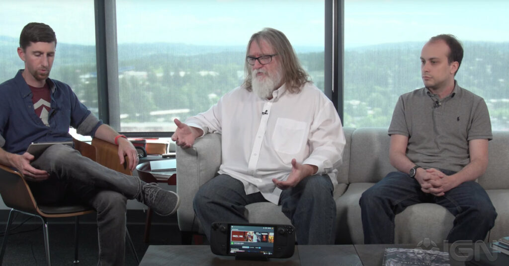 Check Out Valves Gabe Newell Describe Why The Steam Deck