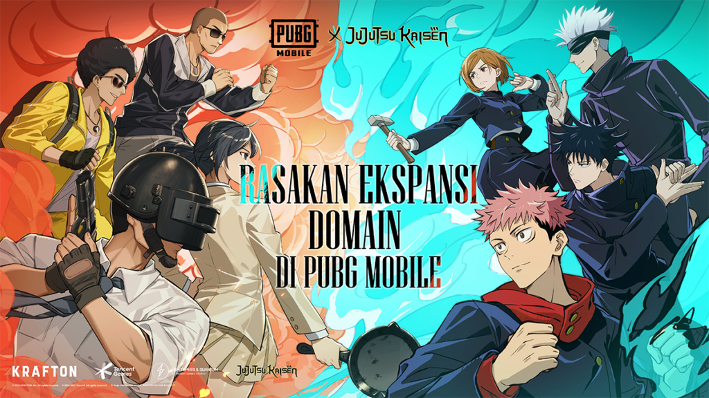 Kolaborasi Epic PUBG MOBILE x Jujutsu Kaisen, Menggabungkan Game Battleground dengan Anime