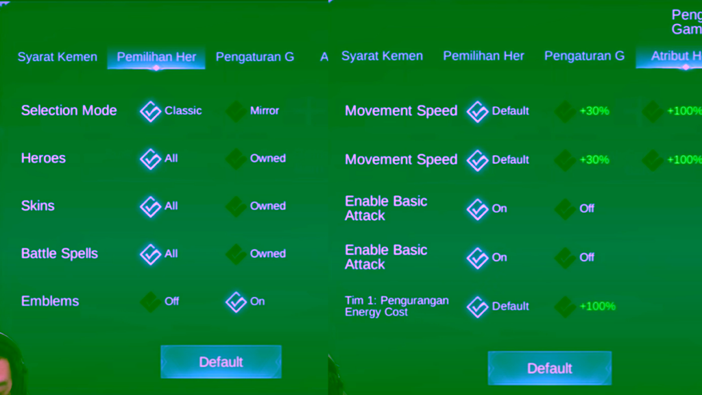 Fitur Mode Creation Camp