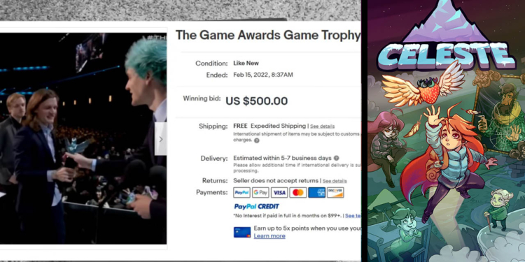 Piala The Game Awards Celeste