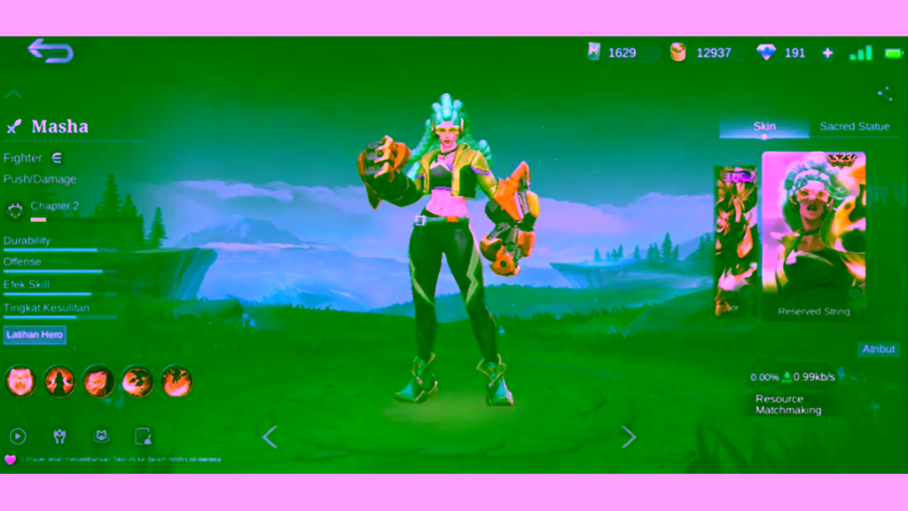 Masha - Spirited Gauntlet (Skin Season 23 Mobile Legends)