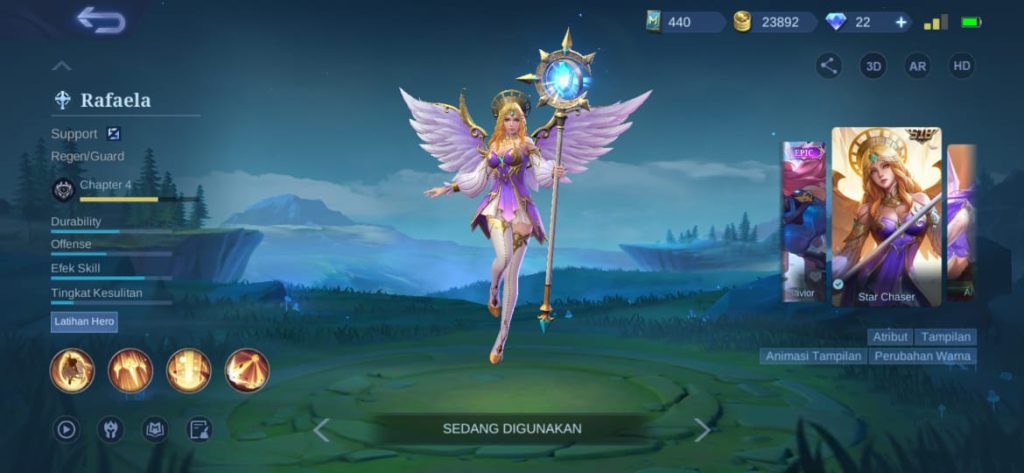 Rafaela - Star Chaser (Skin Season 18 Mobile Legends)