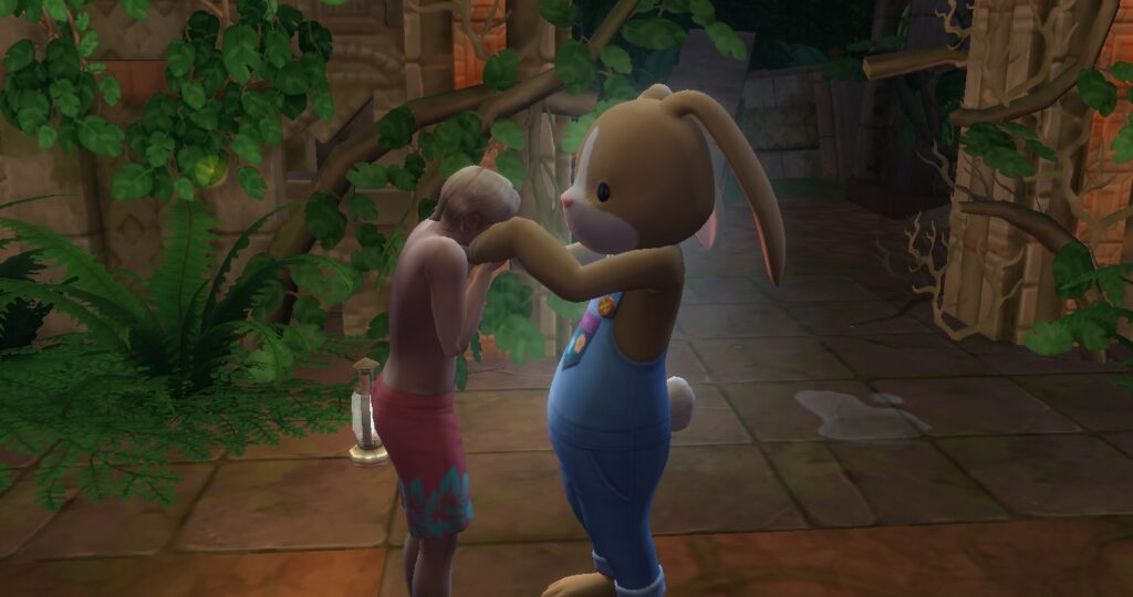The Sims 4 NPC Flower Bunny